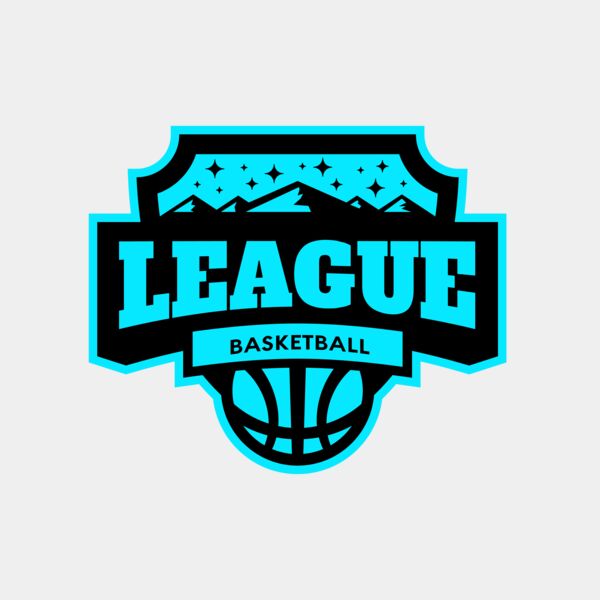 League Basketball logo template Thumbnail