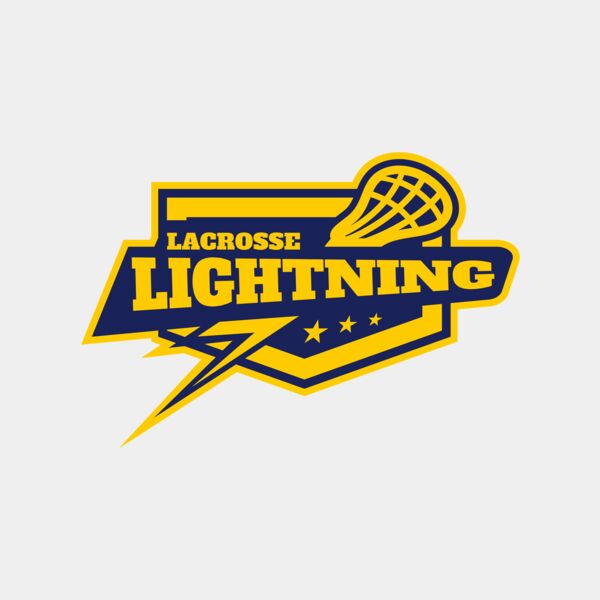 Lightning Lacrosse Logo Template Thumbnail