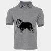 JB's  BIRDS EYE POLO   CHARCOAL - S Thumbnail