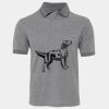 JB's  BIRDS EYE POLO   CHARCOAL - S Thumbnail