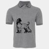 JB's  BIRDS EYE POLO   CHARCOAL - S Thumbnail