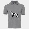 JB's  BIRDS EYE POLO   CHARCOAL - S Thumbnail