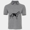 JB's  BIRDS EYE POLO   CHARCOAL - S Thumbnail