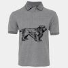 JB's  BIRDS EYE POLO   CHARCOAL - S Thumbnail