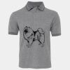 JB's  BIRDS EYE POLO   CHARCOAL - S Thumbnail