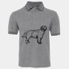 JB's  BIRDS EYE POLO   CHARCOAL - S Thumbnail