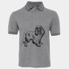 JB's  BIRDS EYE POLO   CHARCOAL - S Thumbnail