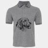 JB's  BIRDS EYE POLO   CHARCOAL - S Thumbnail