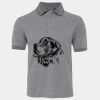 JB's  BIRDS EYE POLO   CHARCOAL - S Thumbnail