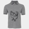 JB's  BIRDS EYE POLO   CHARCOAL - S Thumbnail