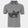 JB's  BIRDS EYE POLO   CHARCOAL - S Thumbnail