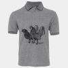 JB's  BIRDS EYE POLO   CHARCOAL - S Thumbnail
