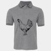 JB's  BIRDS EYE POLO   CHARCOAL - S Thumbnail