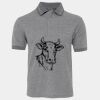 JB's  BIRDS EYE POLO   CHARCOAL - S Thumbnail