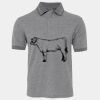 JB's  BIRDS EYE POLO   CHARCOAL - S Thumbnail