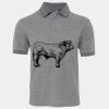 JB's  BIRDS EYE POLO   CHARCOAL - S Thumbnail
