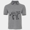 JB's  BIRDS EYE POLO   CHARCOAL - S Thumbnail