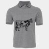 JB's  BIRDS EYE POLO   CHARCOAL - S Thumbnail