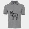 JB's  BIRDS EYE POLO   CHARCOAL - S Thumbnail