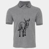 JB's  BIRDS EYE POLO   CHARCOAL - S Thumbnail