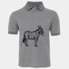 JB's  BIRDS EYE POLO   CHARCOAL - S Thumbnail