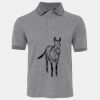 JB's  BIRDS EYE POLO   CHARCOAL - S Thumbnail