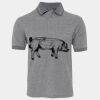 JB's  BIRDS EYE POLO   CHARCOAL - S Thumbnail