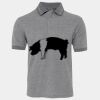 JB's  BIRDS EYE POLO   CHARCOAL - S Thumbnail