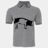 JB's  BIRDS EYE POLO   CHARCOAL - S Thumbnail