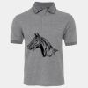 JB's  BIRDS EYE POLO   CHARCOAL - S Thumbnail