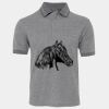 JB's  BIRDS EYE POLO   CHARCOAL - S Thumbnail