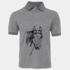 JB's  BIRDS EYE POLO   CHARCOAL - S Thumbnail
