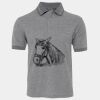 JB's  BIRDS EYE POLO   CHARCOAL - S Thumbnail