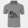 JB's  BIRDS EYE POLO   CHARCOAL - S Thumbnail