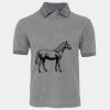 JB's  BIRDS EYE POLO   CHARCOAL - S Thumbnail