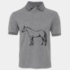 JB's  BIRDS EYE POLO   CHARCOAL - S Thumbnail