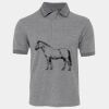 JB's  BIRDS EYE POLO   CHARCOAL - S Thumbnail