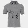 JB's  BIRDS EYE POLO   CHARCOAL - S Thumbnail