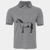 JB's  BIRDS EYE POLO   CHARCOAL - S Thumbnail