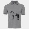 JB's  BIRDS EYE POLO   CHARCOAL - S Thumbnail
