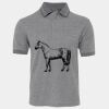 JB's  BIRDS EYE POLO   CHARCOAL - S Thumbnail