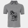 JB's  BIRDS EYE POLO   CHARCOAL - S Thumbnail