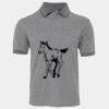 JB's  BIRDS EYE POLO   CHARCOAL - S Thumbnail