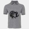 JB's  BIRDS EYE POLO   CHARCOAL - S Thumbnail