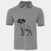 JB's  BIRDS EYE POLO   CHARCOAL - S Thumbnail