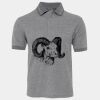 JB's  BIRDS EYE POLO   CHARCOAL - S Thumbnail