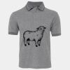 JB's  BIRDS EYE POLO   CHARCOAL - S Thumbnail