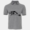 JB's  BIRDS EYE POLO   CHARCOAL - S Thumbnail