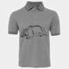 JB's  BIRDS EYE POLO   CHARCOAL - S Thumbnail