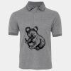 JB's  BIRDS EYE POLO   CHARCOAL - S Thumbnail